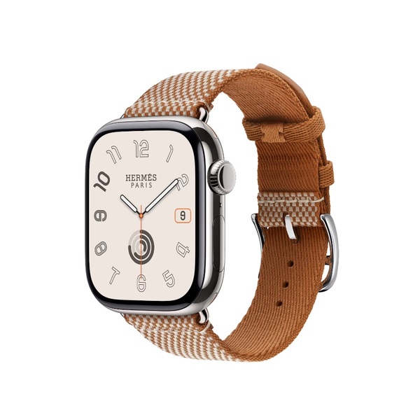 Hermes Accessories - Hèrmes x Apple single tour 42mm toile H logo strap watch replacement New
